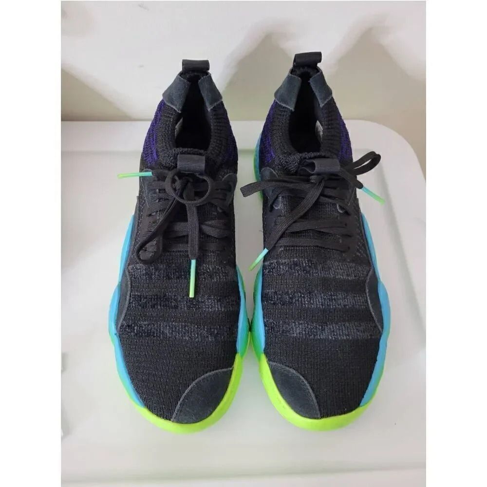 Adidas Trae Young 2 Trae-TL Solar Green Basketball Shoes 10 - Picture 2 of 11